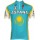 Astana 2010 Kurzarmtrikot mit kurzem Reißverschluss