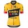 TEAM JUMBO-VISMA 2023 Radtrikot Damen kurzarm
